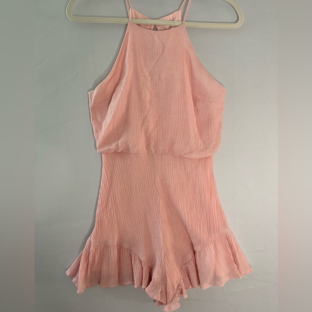 Flouncy Blush Pink Romper